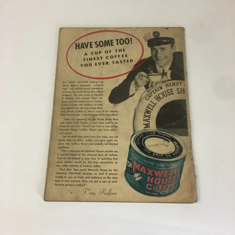 Vtg 1930s Songs of the Showboat Sheet Music‎ Book
